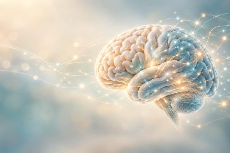 Brain with neurons